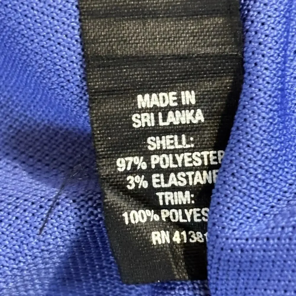 RLX Ralph Lauren Royal Blue Performance Polo Men's Medium Pocket CC Logo
